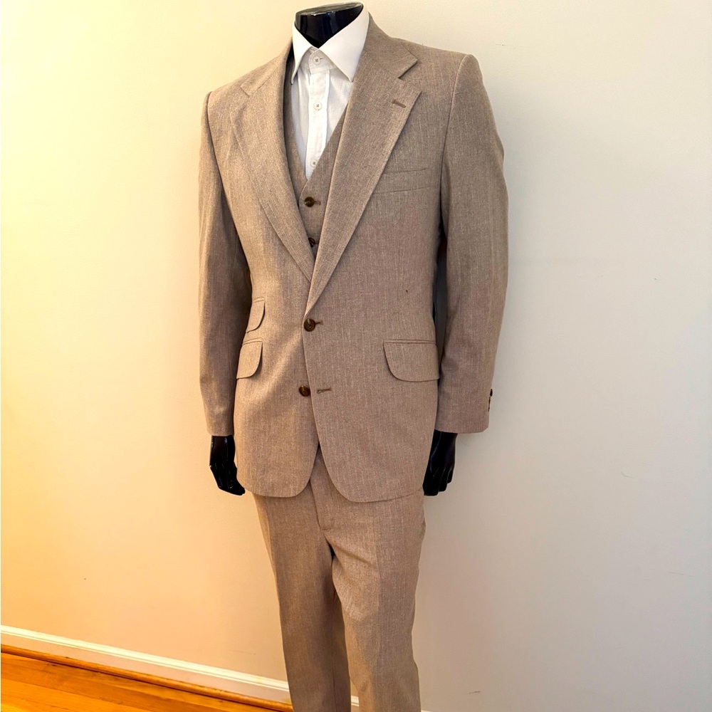 Tailored Vintage David George 3 Piece Suit
